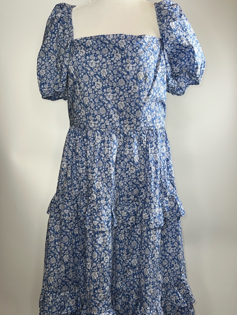💙NWOT POLO RALPH LAUREN FLORAL PRINT MIDI DRESS SIZE 10 - Picture 9 of 16